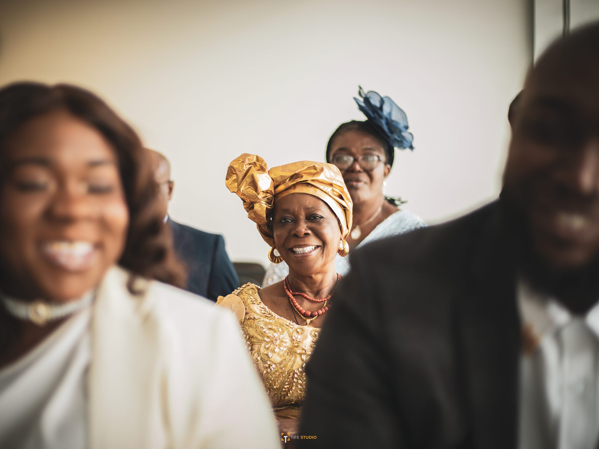 Wedding candid moment